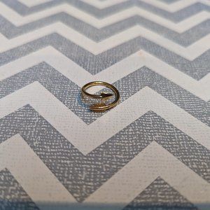 Alex and Ani gold arrow ring size 6